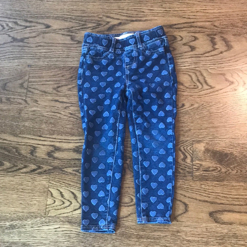 Jeans with harts